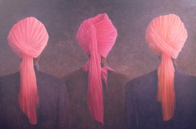 Turban Triptychon von Lincoln Seligman